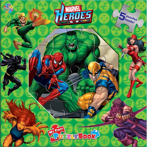 Marvel Heroes My First Puzzle Book by Phidal Publishing Inc., Hardcover