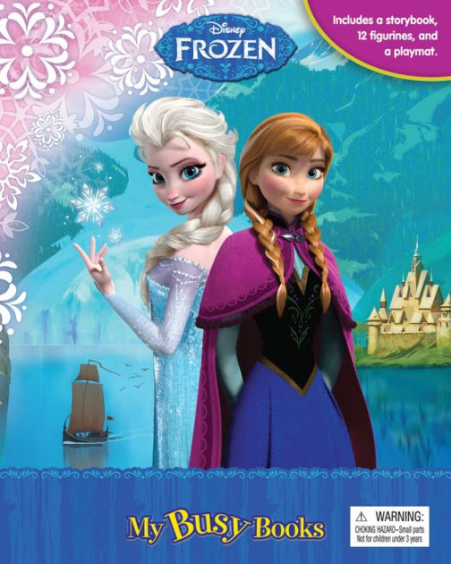 DISNEY FROZEN II My Busy Book Storybook Playmat & 10 Frozen II Figurines NEW! 