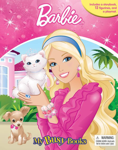 mattel barbie my busy books by phidal publishing inc summer classics christmas