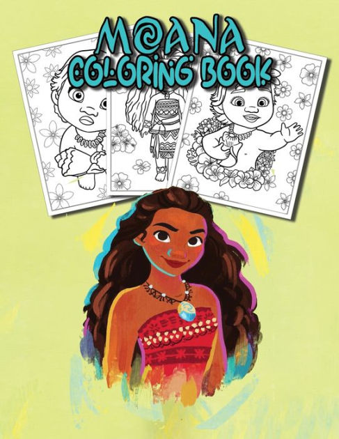 Moana Jumbo Coloring and Activity Book - MiJa Books
