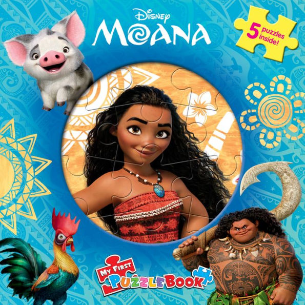 DISNEY MOANA MY FIRST PUZZLE BOOK