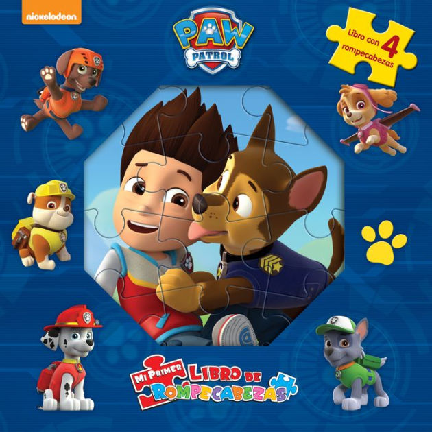 Nick Paw Patrol My First Puzzle Book Espanol by Phidal, Hardcover