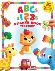 Title: Abc's & 123's Sticker Book Treasury, Author: Phidal Publishing