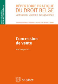 Title: Concession de vente, Author: Marc Wagemans ?