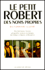 Le Petit Robert Des Noms Propres Dictionnaire Illustre