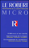 Robert Micro Dictionary de la Language / Edition 1