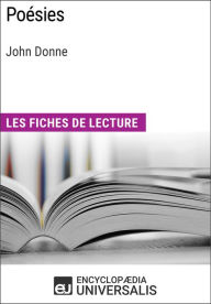 Title: Poésies de John Donne: Les Fiches de lecture d'Universalis, Author: Encyclopaedia Universalis