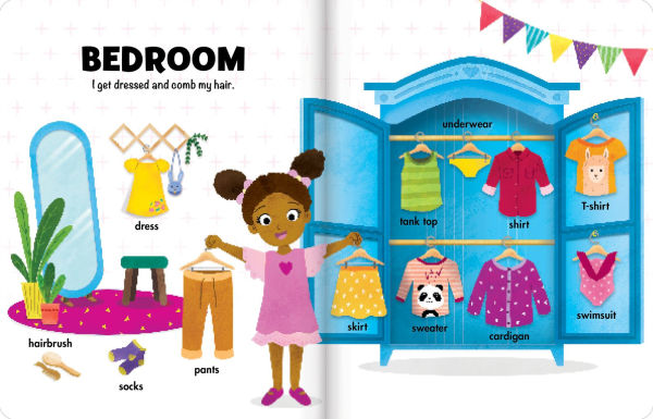 100 First Words About My Day: A Carry Along Book
