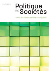 Title: Politique et Sociétés. Vol. 38 No. 3, 2019, Author: Sylvain Munger