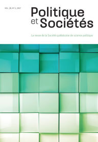 Title: Politique et Sociétés. Vol. 36 No. 1, 2017, Author: Hugo Bonin