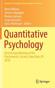 Title: Quantitative Psychology: 83rd Annual Meeting of the Psychometric Society, New York, NY 2018, Author: Marie Wiberg