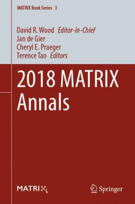 Title: 2018 MATRIX Annals, Author: Jan de Gier