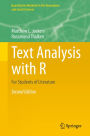 Text Analysis with R: For Students of Literature