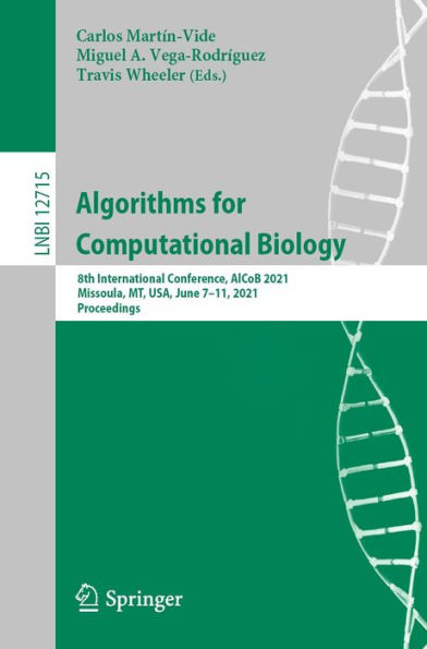 Algorithms for Computational Biology: 8th International Conference, AlCoB 2021, Missoula, MT, USA, June 7-11, 2021, Proceedings