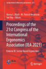Proceedings of the 21st Congress of the International Ergonomics Association (IEA 2021): Volume III: Sector Based Ergonomics