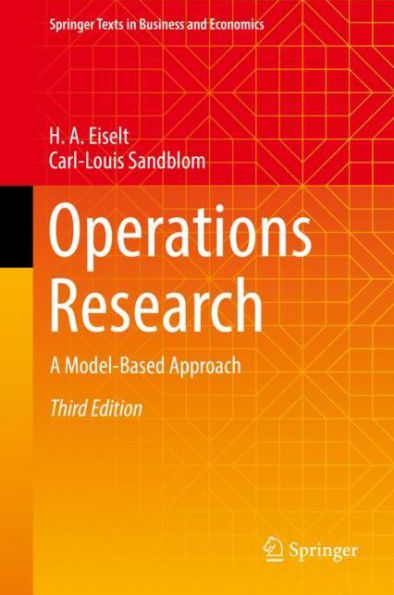 Operations Research: A Model-Based Approach