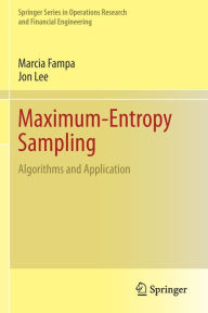 Title: Maximum-Entropy Sampling: Algorithms and Application, Author: Marcia Fampa