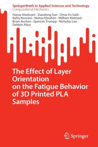 Title: The Effect of Layer Orientation on the Fatigue Behavior of 3D Printed PLA Samples, Author: Fawaz Aladwani