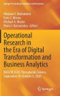 Operational Research in the Era of Digital Transformation and Business Analytics: BALCOR 2020, Thessaloniki, Greece, September 30-October 3, 2020