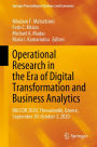 Operational Research in the Era of Digital Transformation and Business Analytics: BALCOR 2020, Thessaloniki, Greece, September 30-October 3, 2020