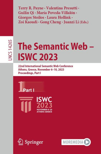 The Semantic Web - ISWC 2023: 22nd International Semantic Web Conference, Athens, Greece, November 6-10, 2023, Proceedings, Part I