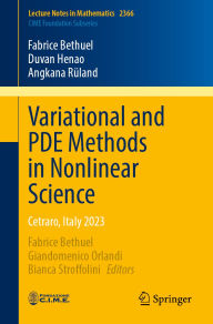 Title: Variational and PDE Methods in Nonlinear Science: Cetraro, Italy 2023, Author: Fabrice Bethuel