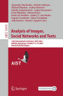 Analysis of Images, Social Networks and Texts: 12th International Conference, AIST 2024, Bishkek, Kyrgyzstan, October 17-19, 2024, Revised Selected Papers