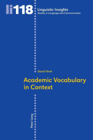 Title: Academic Vocabulary in Context, Author: David Hirsh