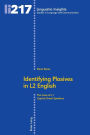 Identifying Plosives in L2 English: The Case of L1 Cypriot Greek Speakers