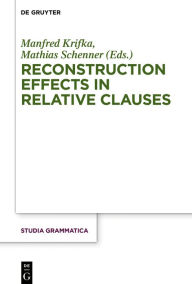 Title: Reconstruction Effects in Relative Clauses, Author: Manfred Krifka