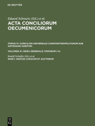 Title: Indices codicum et auctorum, Author: Rudolf Schieffer