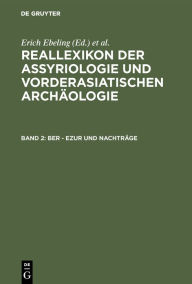 Title: Ber - Ezur und Nachträge, Author: Michael P. Streck