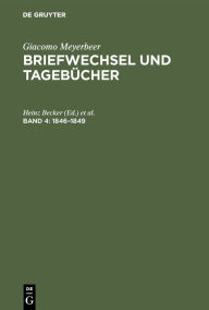 Title: Briefwechsel und Tagebücher: 1846-1849 / Edition 1, Author: Heinz Becker