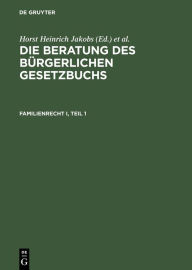 Familienrecht I: 1297-1563