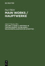 Writings in the Philosophy of Religion / Religionsphilosophische Schriften