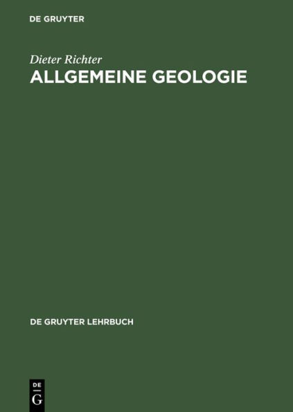 Allgemeine Geologie / Edition 4