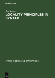 Title: Locality principles in syntax, Author: Jan Koster