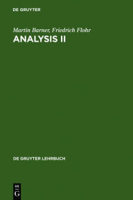 Title: Analysis II / Edition 3, Author: Martin Barner