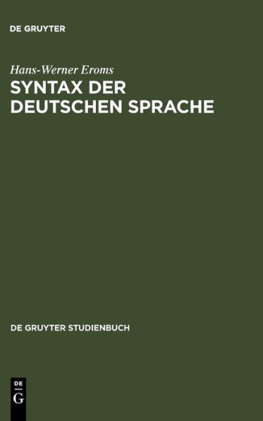Syntax der deutschen Sprache
