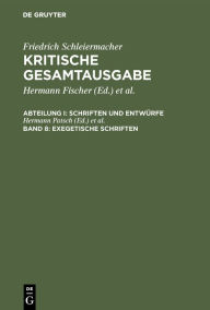 Title: Exegetische Schriften / Edition 1, Author: Hermann Patsch