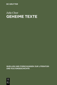 Title: Geheime Texte: Jean Paul und die Musik / Edition 1, Author: Julia Cloot