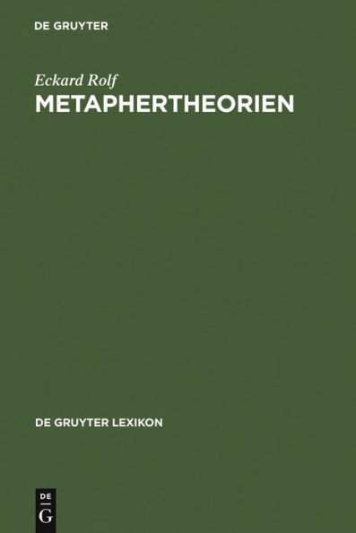 Metaphertheorien: Typologie - Darstellung - Bibliographie