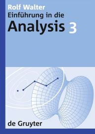 Title: Rolf Walter: Einführung in die Analysis. 3 / Edition 1, Author: Rolf Walter