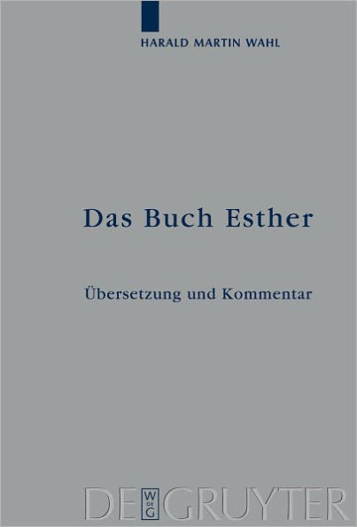 Das Buch Esther: Ubersetzung und Kommentar