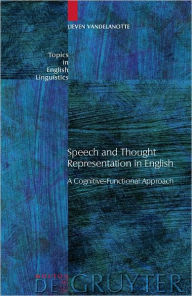 Speech and Thought Representation in English: A Cognitive-Functional Approach