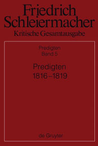 Title: Predigten 1816-1819, Author: Katja Kretschmar