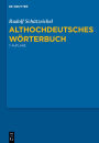 Althochdeutsches Wörterbuch: 7., durchgesehene und verbesserte Auflage.