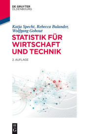 Title: Statistik für Wirtschaft und Technik, Author: Katja Specht