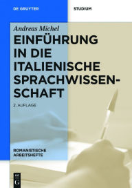 Title: Einführung in die italienische Sprachwissenschaft, Author: Andreas Michel