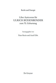 Title: Recht und Energie: Liber amicorum für Ulrich Büdenbender zum 70. Geburtstag, Author: Peter Rosin